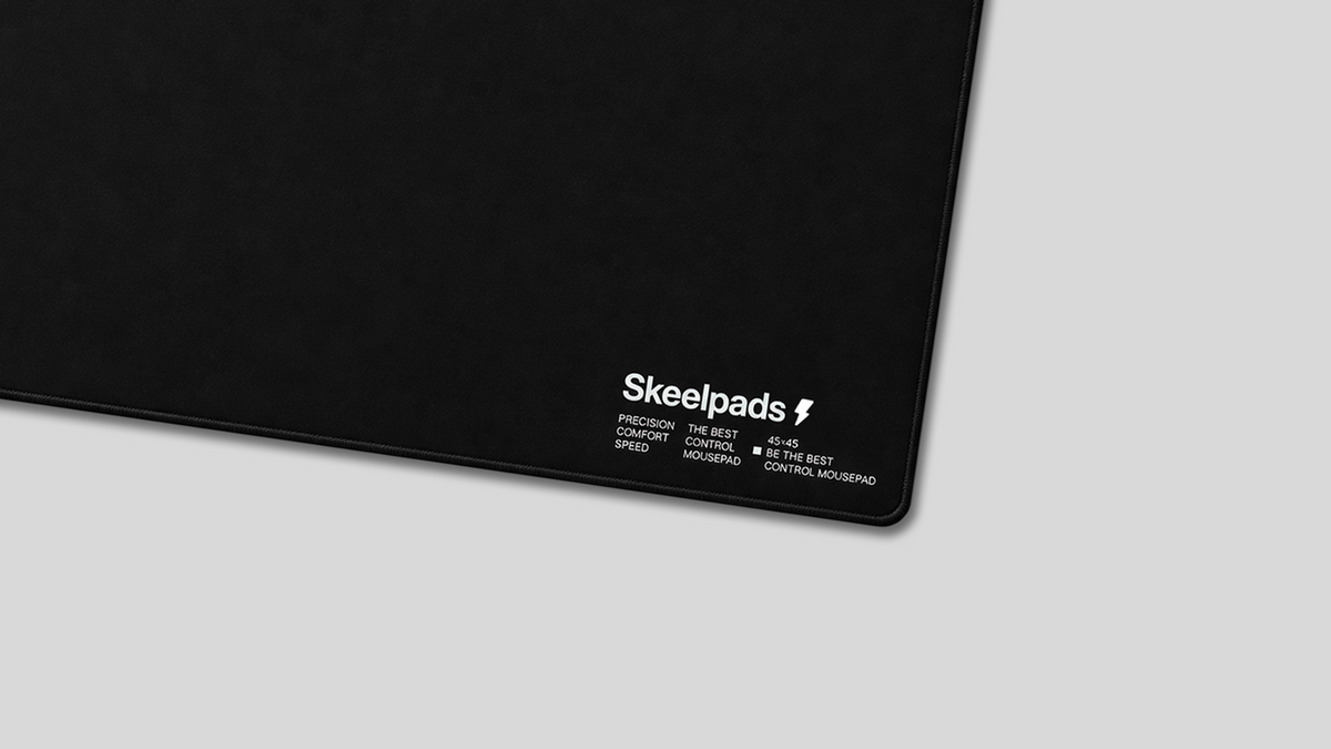 BLACK CONTROL MOUSEPAD